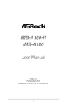 ASRock IMB-A180-H Owner's Manual