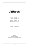 ASRock IMB-370-D Owner's Manual