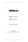 ASRock IMB-181-D Owner's Manual