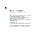 Apple v10.5 Quick Start Manual