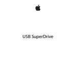 Apple USB SuperDrive Owner's Manual