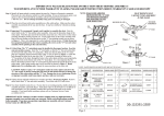 Agio Swivel Rocker Assembly Instruction