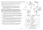 Agio Sling Chair Assembly Instruction