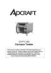 Admiral Craft CVYT-120 Owner's Manual