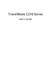 Acer TravelMate C210 Owner's Manual