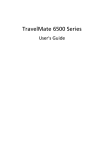 Acer TravelMate 6500 Owner's Manual