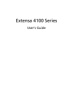 Acer Extensa 4100 User's Manual