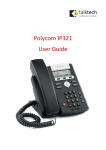 Polycom IP321 User Guide