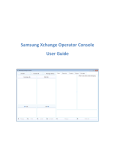 Samsung Xchange Console - User Guide