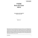 FTS256K Block User Guide V02.02