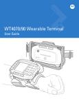 WT4070/90 Wearable Terminal User Guide [English] (P/N