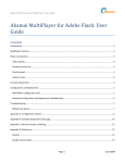 Akamai MultiPlayer for Adobe Flash: User Guide