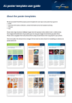 A1 poster template user guide