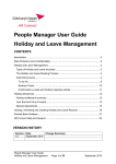 People Manager User Guide