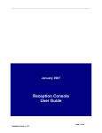 Reception Console User Guide