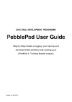 PebblePad User Guide - University of Sheffield