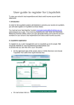 User guide to registering for Lloydslink to view on line your