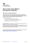 Money Claim Online (MCOL) – user guide for claimants