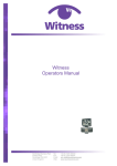 Witness Operators Manual - securi