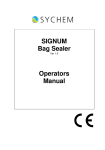 SIGNUM Bag Sealer Operators Manual