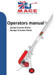 Operators manual - Mace Industries