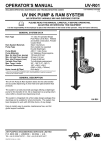 Air Pumping UV Ink Pump & Ram System Operators Manual