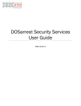 DOSarrest Security Services User Guide