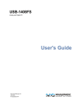 USB-1408FS User's Guide - from Measurement Computing