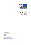 LinSig Version 3 user Guide