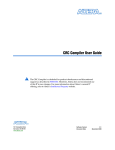 CRC Compiler User Guide