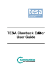 TESA Clawback Editor User Guide