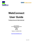 WebConnect User Guide