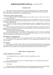 WARWICK OWNERS' MANUAL (*Amendments 06/09)