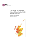 User Guide: Groundwater Vulnerability (Scotland) GIS dataset