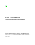 User's Guide for SIRENA II - Denis Alder