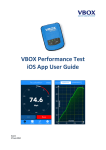 VBOX Performance Test iOS App User Guide