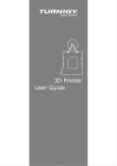 User Guide 3D Printer