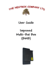 User Guide Improved Multi-Bat Box (BMB)