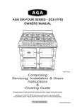 AGA SIX-FOUR SERIES - DC6 (FFD) OWNERS MANUAL