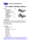 ICE TRIKES OWNERS MANUAL