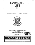 Northern Lite III Owners Manual