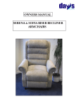 OWNERS MANUAL SERENA & SOFIA RISER