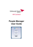 People Manager User Guide