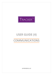 USER GUIDE (4) COMMUNICATIONS