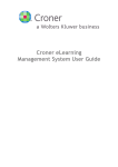 Croner eLearning Management System User Guide