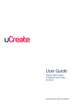 uCreate User Guide - University of Edinburgh