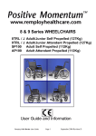 8 & 9 Series WHEELCHAIRS User Guide and