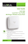 Luxul Xen™ User Guide - XAP-1020
