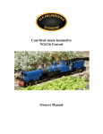 Coal fired steam locomotive NGG16 Garratt Owners Manual