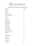 Draft User Guide Key Phones Models